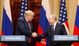 Trump’s questioning of the Meuller witch hunt in front of Putin showed strength. To do otherwise would have made Trump look afraid of his own intelligence agencies. Something Putin would see as a weakness.